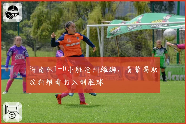 河南队1-0小胜沧州雄狮,黄紫昌助攻科维奇打入制胜球
